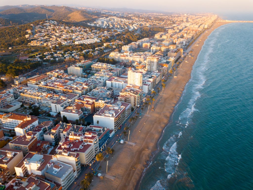 Imagen aérea de Calafell