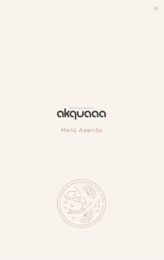 Menús de grup — Hotel Akquaaa, Calafell